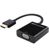 Cable Matters Gold-Plated Active HDMI to VGA Adapter with 3 Ft Micro USB Cable