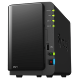 Synology DS214 DiskStation 2-Bay Pre-Configured Storage (NAS)