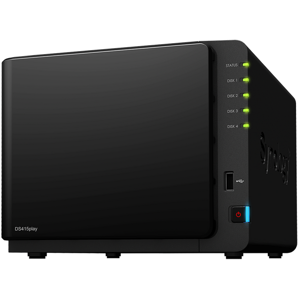 Synology DS415play DiskStation 4-Bay Pre-Configured Storage (NAS)
