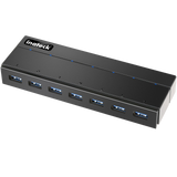 Inateck 7-Port USB 3.0 Hub with 12V 3A Power Adapter and 7 BC 1.2 Charging Ports