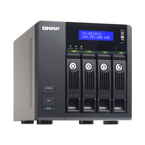 QNAP TS-453 Pro 4-Bay Pre-Configured Storage (NAS)